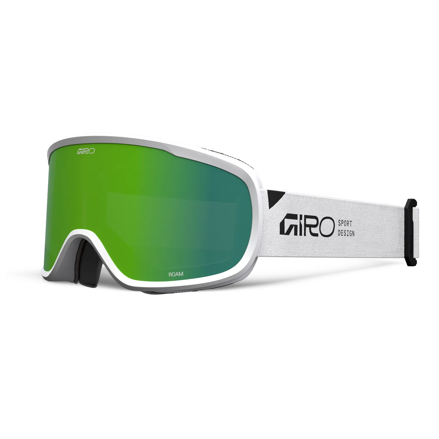 giro otg goggles Giro Unisex Roam Goggle – White Stacked – Loden Green Lens