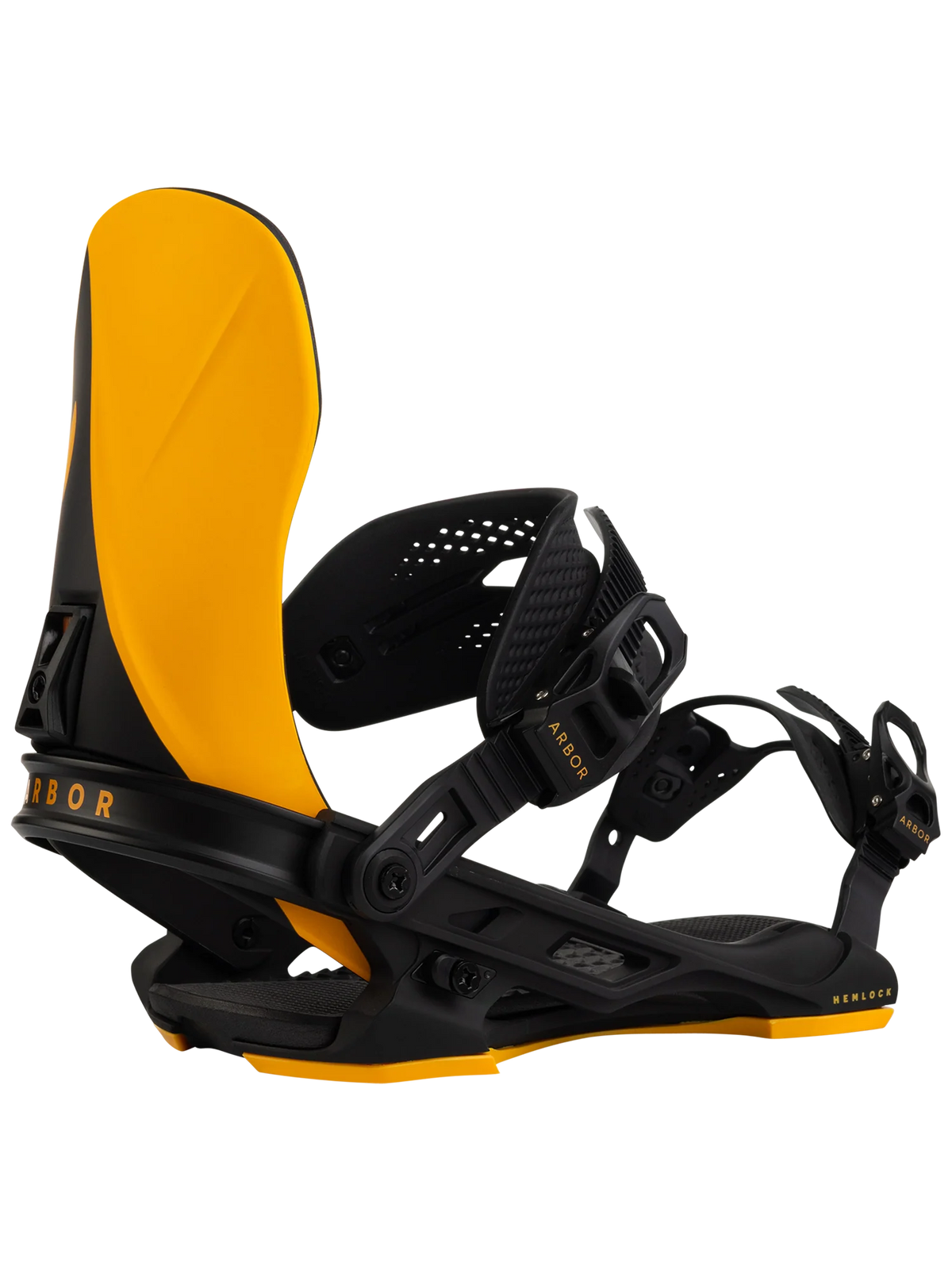 Arbor Hemlock Men's Snowboard Bindings - Park & Street Focused, Responsive Flex, BioStrap