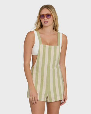 Billabong Beach Crush Yarn-Dyed Overalls - Women's