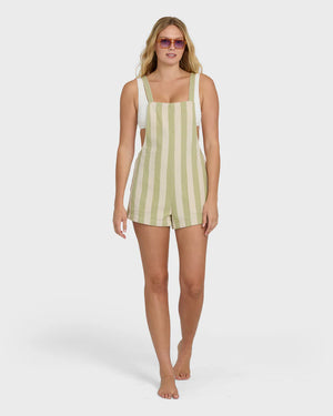 Billabong Beach Crush Yarn-Dyed Overalls - Women's