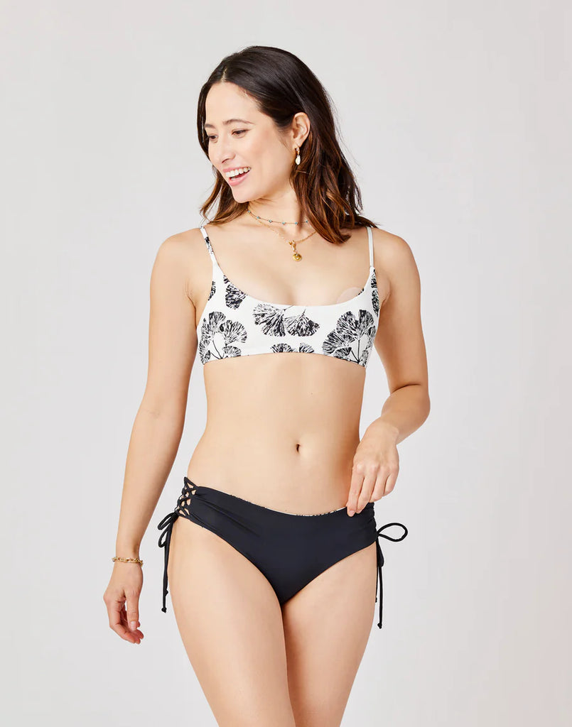 Carve Designs Damen Wendbare Unterseite Von Mustique Badeanzug, Sonnenuntergang/Seeglas, S