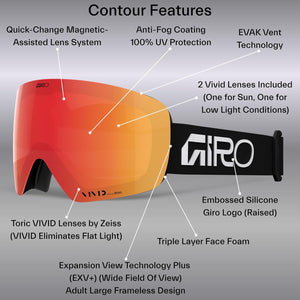 Giro Contour Snow Goggles - 2026 - Men's