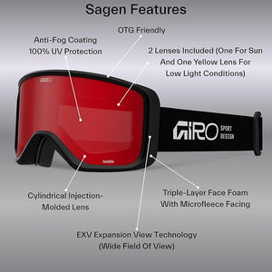 Giro Sagen Snow Goggles - 2026 - Women's