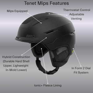 Giro Tenet MIPS Ski + Snowboard Helmet - Adult - 2026