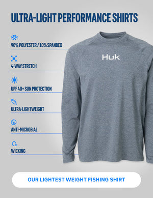 Huk Airweight Crew Shirt - Men's