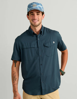 Huk Tide Point Button Down Shirt - Men's