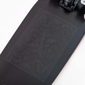 Landyachtz Dinghy Coffin Stealth Card Complete Longboard - 2026
