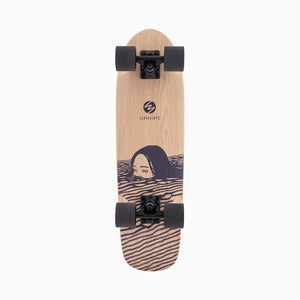 Landyachtz Dinghy Classic Fender Midnight Drip Complete Longboard - 2026