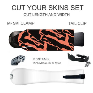 Montana Montamix Orange 120mm Ski Skins - 2026 - Park 2 Peak