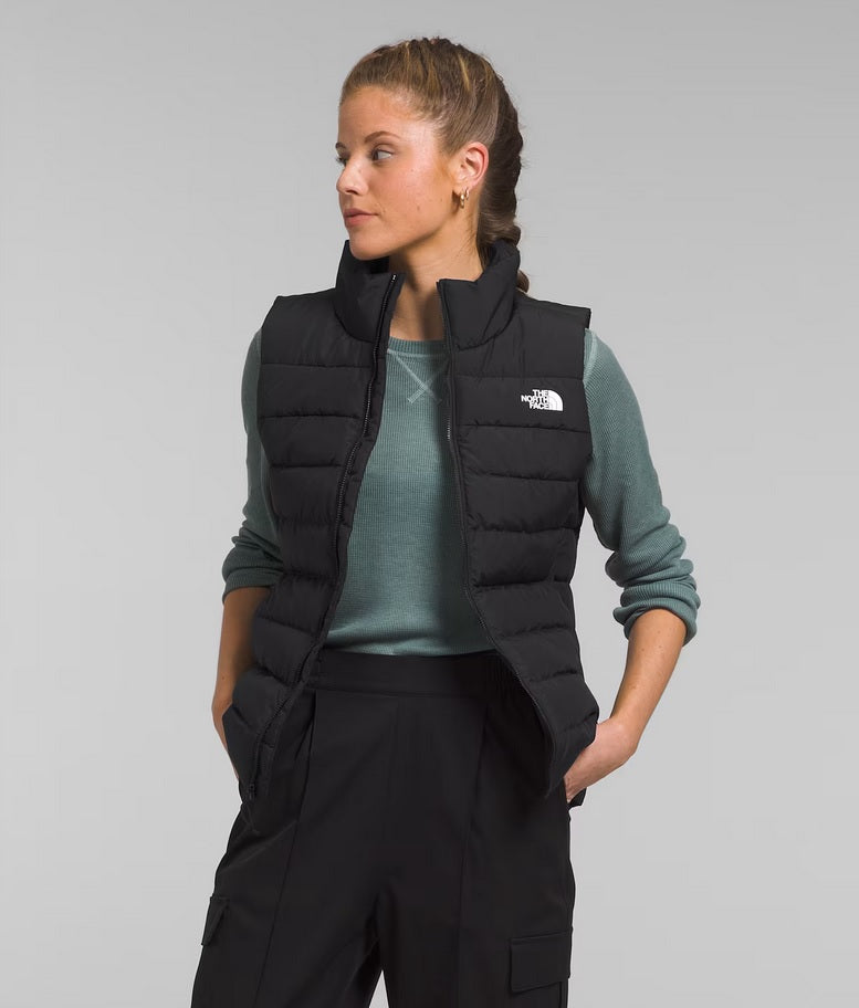Black Puffer Jacket North Face Bubble Vest Womens Puffy Vest North