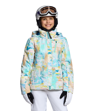 Obermeyer Kennedy Print Ski Jacket - Youth Girls