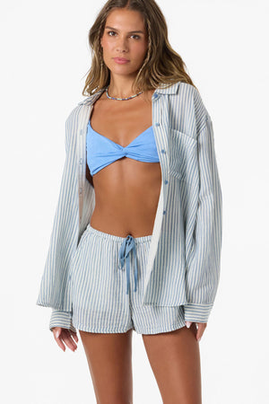 O'Neill Leni Stripe Relaxed Shirt - Women's