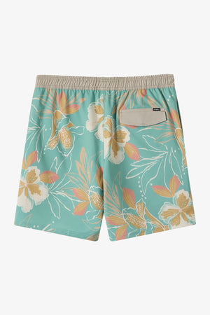 O'Neill Hermosa Elastic Waist Lined 17" Swim Trunks - Men's