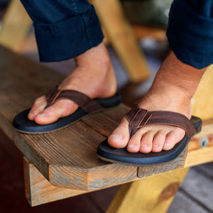 Reef Cushion Phantom 2.0 Leather Sandals - Men's