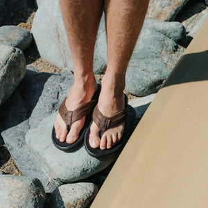 Reef Cushion Phantom 2.0 Leather Sandals - Men's