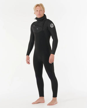 Rip Curl Dawn Patrol 5/4 Chest Zip Hooded Wetsuit - Men's