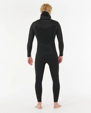 Rip Curl Dawn Patrol 5/4 Chest Zip Hooded Wetsuit - Men's