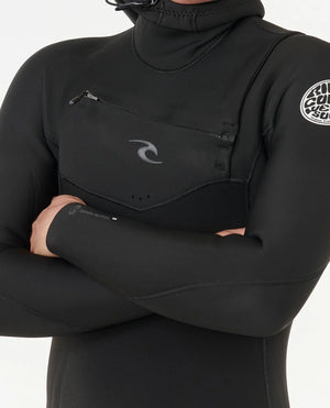 Rip Curl Dawn Patrol 5/4 Chest Zip Hooded Wetsuit - Men's