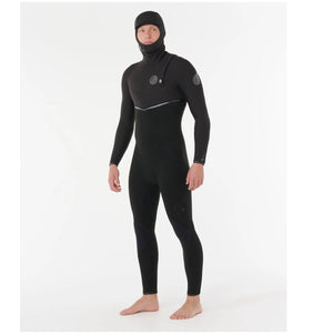 Rip Curl E-Bomb 5/4 Zip Free Hooded Wetsuit - Men's