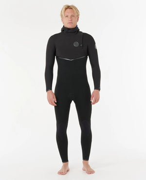 Rip Curl E-Bomb 4/3 Zip Free Hooded Wetsuit - Men's