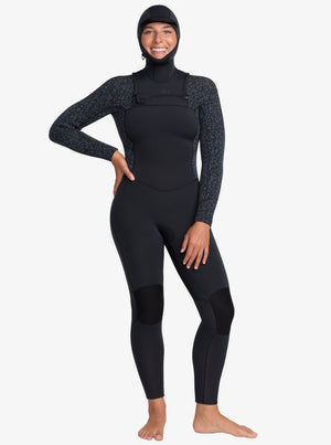 Roxy 5/4mm Swell Natural Hooded Winter Wetsuit - Women's