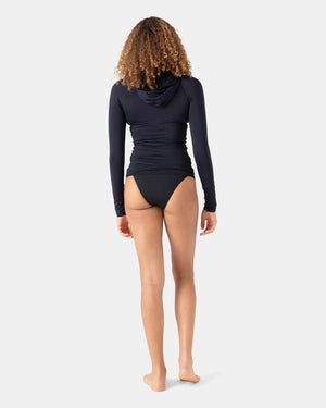 Roxy New Essentials Long Sleeve Hooded Rashguard - Women's