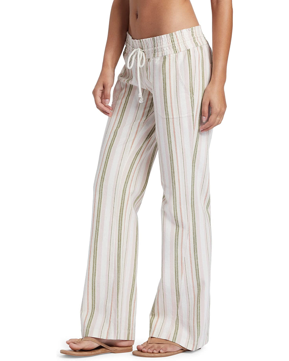 Roxy - #OnTheBeach in the Oceanside Flared Beach Pants