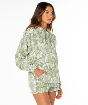 Roxy Surfing By Moonlight Printed Hoodie - Women's