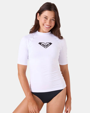 Roxy Whole Hearted Short Sleeve Rashguard - Women's