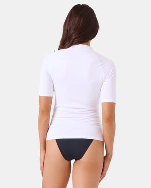 Roxy Whole Hearted Short Sleeve Rashguard - Women's