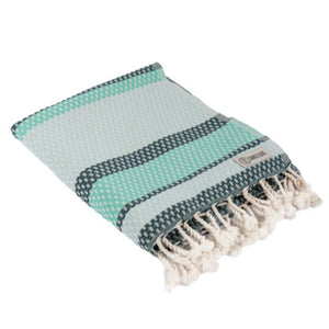 Sand Cloud Jade Dobby Stripe Beach Towel - 2026