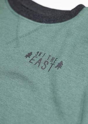 Ski The East Element Waffle Long Sleeve Crew - Men's