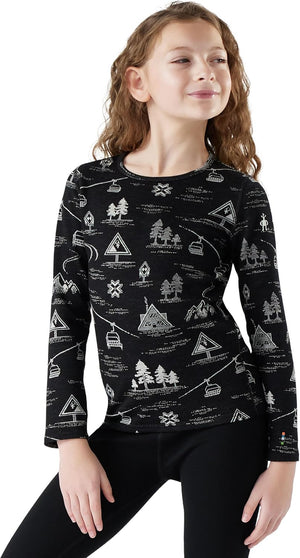 Smartwool Thermal Merino Base Layer Crew Top - Kids