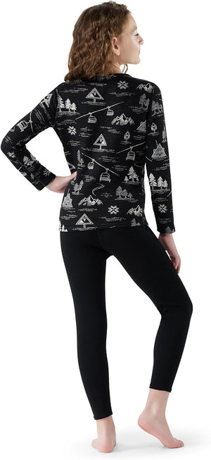 Smartwool Thermal Merino Base Layer Crew Top - Kids