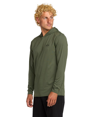 Billabong Arch Mesh Long Sleeve Hooded Surf Tee - Men's