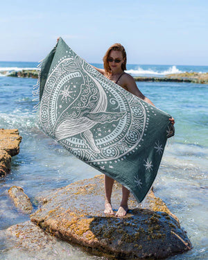 Sand Cloud Ziggy the Whale Beach Towel - 2026