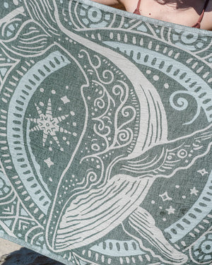 Sand Cloud Ziggy the Whale Beach Towel - 2026
