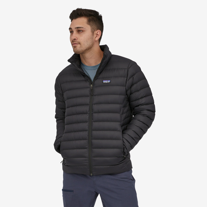 Patagonia long black coat shop