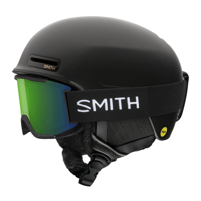 smith allure helmet matte black Smith Allure MIPS Snow Helmet