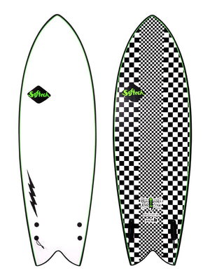 Softech 5'8" Kyuss Fish Softboard Surfboard